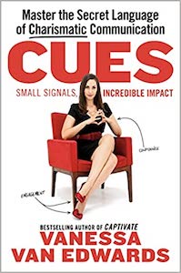 Cues book cover by Vanessa Van Edwards
